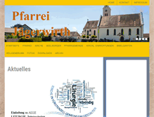 Tablet Screenshot of pfarrei-jaegerwirth.de